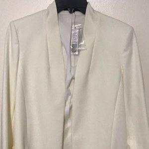 New Theory Cream White Blazer- Size 6
